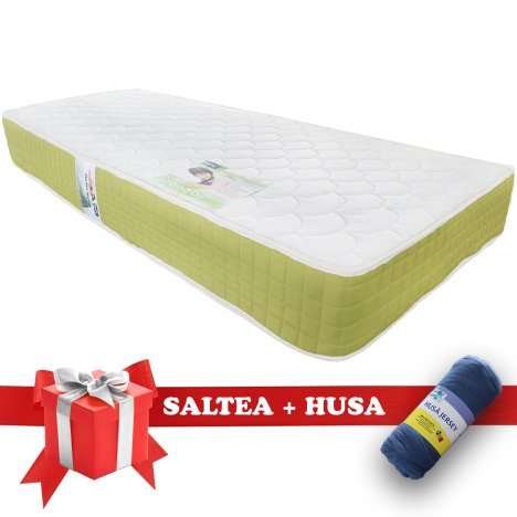 Set Saltea Pocket Spring Saltex 900x1900 + Husa cu elastic